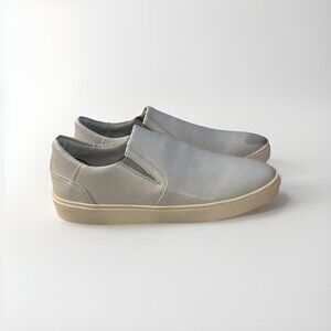 Thousand Fell Slip On Grey And White Sneakers Men’s Size 9.5 NWOT